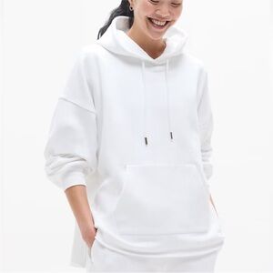 NWOT Athleta Terry Oversized Hoodie White S